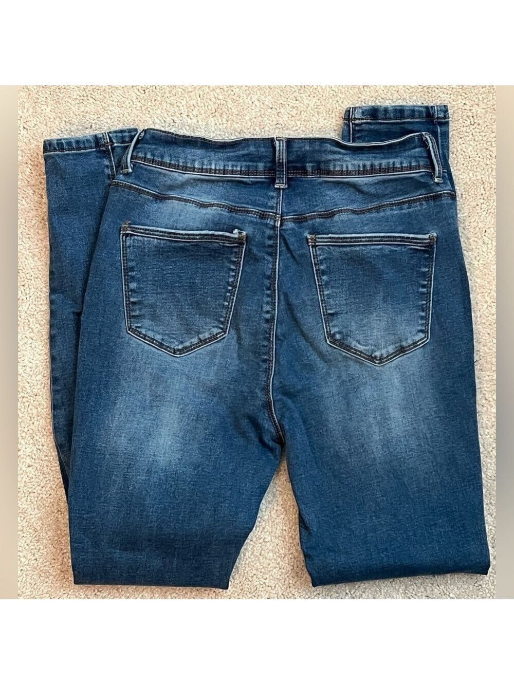 Wax Jean Blue Faded Skinny Denim - Picture 6 of 7